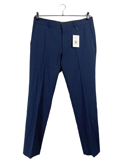 STONES Herren Anzughose Slim Fit Blau Größe 48 Business