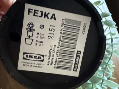 IKEA FEJKA Künstliche Pflanze Eukalyptus Hängepflanze im Topf Grün
