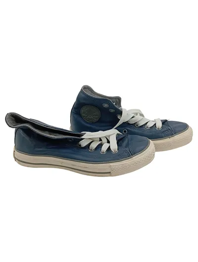 Converse Chuck Taylor All Star Sneaker Kinder Leder Blau Gr. 22,5