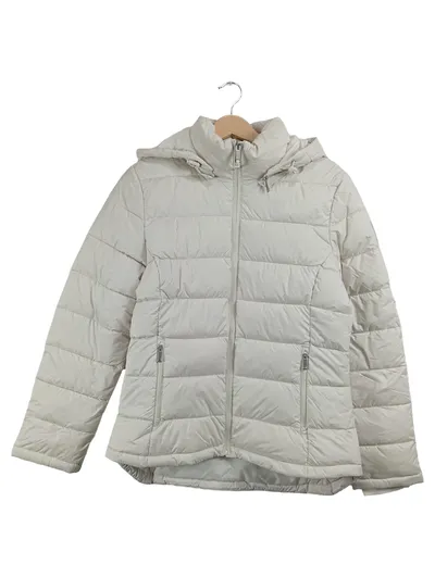 Calvin Klein Damen Steppjacke Beige Gr. 38 M mit Kapuze Casual