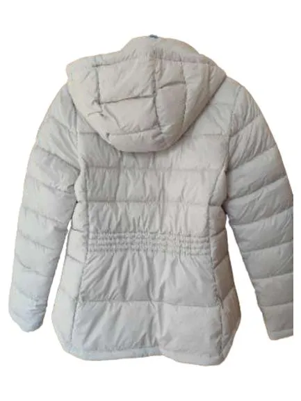 Calvin Klein Damen Steppjacke Beige Gr. 38 M mit Kapuze Casual 3