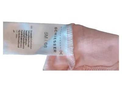 Schiesser Baby Mütze Knotenmütze Rosa Gr. 68 5M Baumwolle