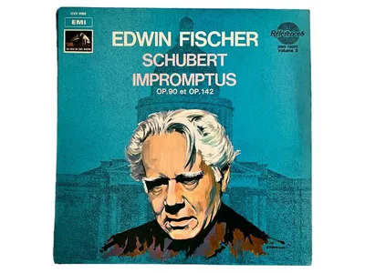 Edwin Fischer - Schubert Impromptus Op.90 & Op.142 Vinyl LP EMI Références Vol.2