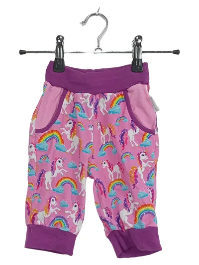 BABAUBA Kinder Jogginghose Mädchen Einhorn Regenbogen Rosa Gr. 92