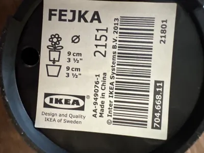 IKEA FEJKA Künstliche Pflanze Eukalyptus Hängepflanze im Topf Grün