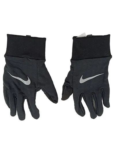 Nike Sporthandschuhe Herren Gr. L Schwarz Touchscreen Laufhandschuhe