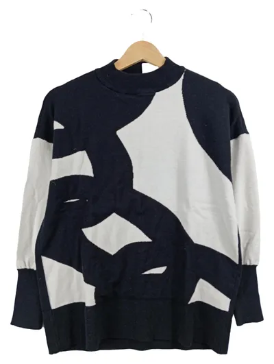 Aniston SELECTED Pullover Damen Gr. 36 S Mehrfarbig Abstrakt Modern