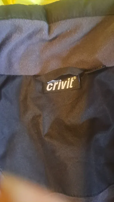 Crivit Outdoorjacke Kinder Winterjacke mit Kapuze Grau Gr. 146/152
