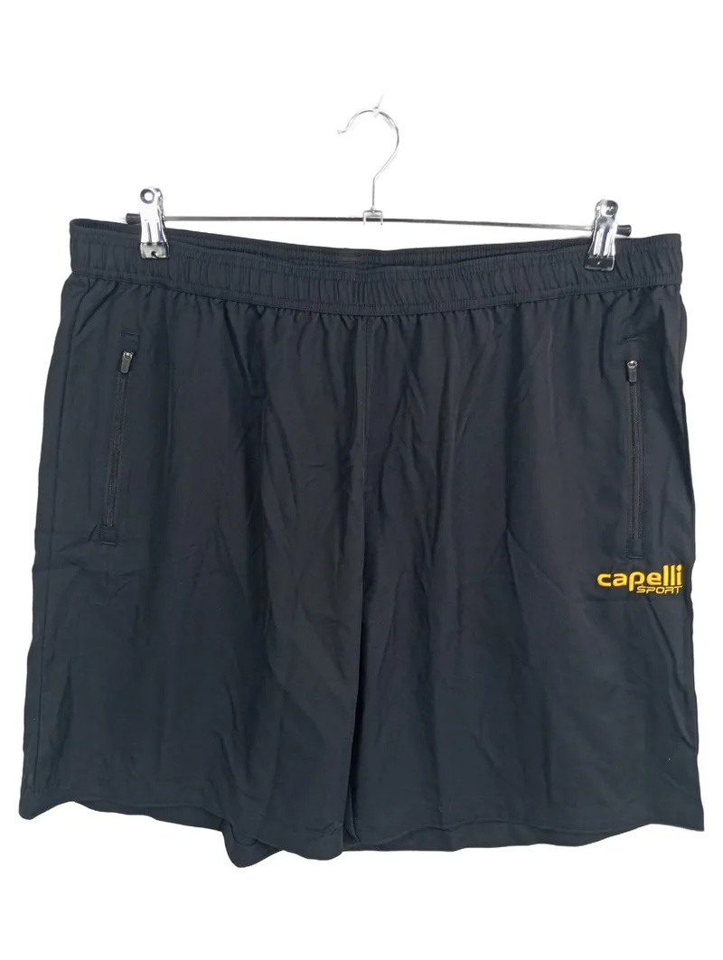 Capelli Sport Herren Shorts Sporthose Schwarz XXL Reißverschluss 1