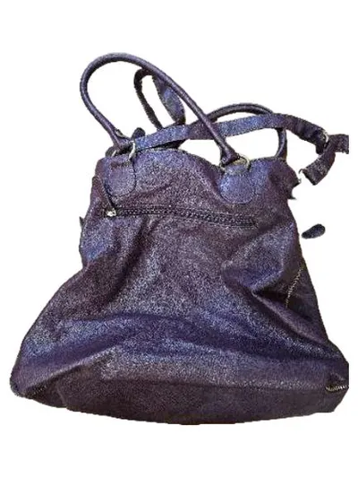 Manguun Collection Damen Umhängetasche Schultertasche Lila Groß 39x33cm