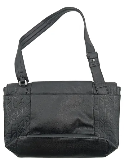 Calvin Klein Umhängetasche Damen Schwarz Logo Schultertasche Groß