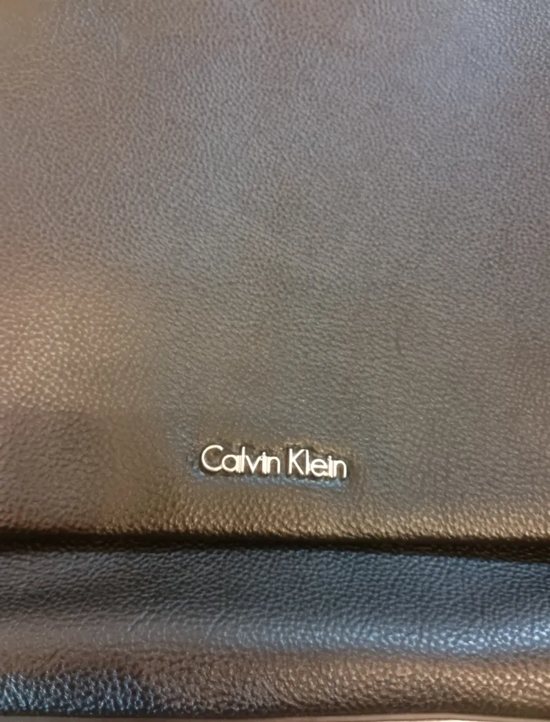 Calvin Klein Umhängetasche Damen Schwarz Logo Schultertasche Groß 3