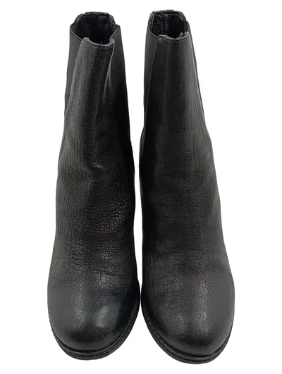 Fred de la Bretoniere Damen Stiefelette Leder Schwarz Gr. 37 Chelsea