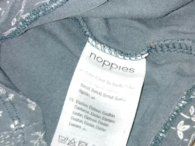 Noppies Langarmshirt Grau Gr. 62 Hirsch Hase Tiermotiv Knopfleiste Casual