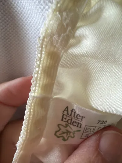 After Eden Damen Slip mit Spitze Beige Gr. S Feminin Unterwäsche