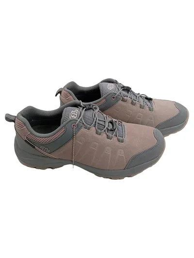 Brütting Outdoorschuhe Damen Grau Gr. 43 Wanderschuhe Trekking Leder Textil