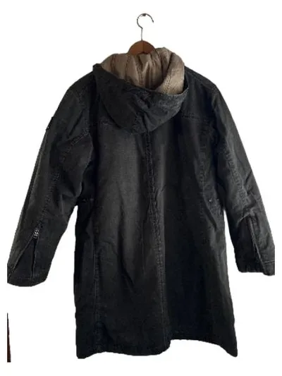 Stormtech Herren Parka Jacke Gr. M Oliv Outdoor Kapuze Baumwolle