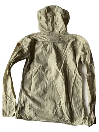Fjällräven Herren Windjacke Jacke Kapuze Grün Gr. 44, XS Outdoor