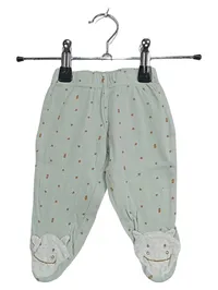 Carter's Baby Strampler Hose mit Füßen Grün Gepunktet Gr. 68 1