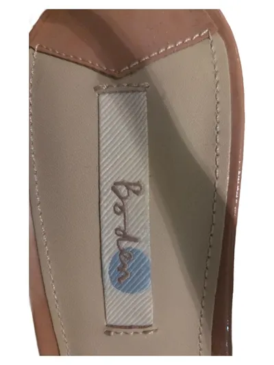 Boden Slingpumps Damen Pumps Lackleder Beige Gr. 39.5 Elegant