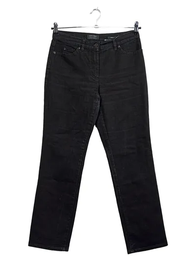 Gerry Weber Edition Jeans Straight Leg Damen Gr. 40 Schwarz Romy Premium