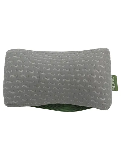 WELLPUR Nackenkissen Reisekissen Grau Memory Foam ergonomisch
