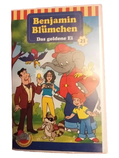 Benjamin Blümchen Folge 23 Das goldene Ei VHS Kassette Kinderfilm