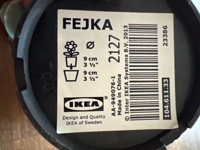IKEA FEJKA Künstliche Pflanze Hängepflanze Grün im Topf 9cm Deko
