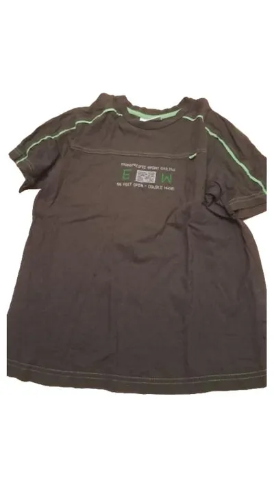 Ringella Kinder T-Shirt Gr. 140 Braun Sportlich Kurzarm Baumwolle