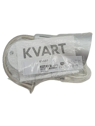 IKEA KVART Wandleuchte Silber Metall Modern Spot Leselampe NEU