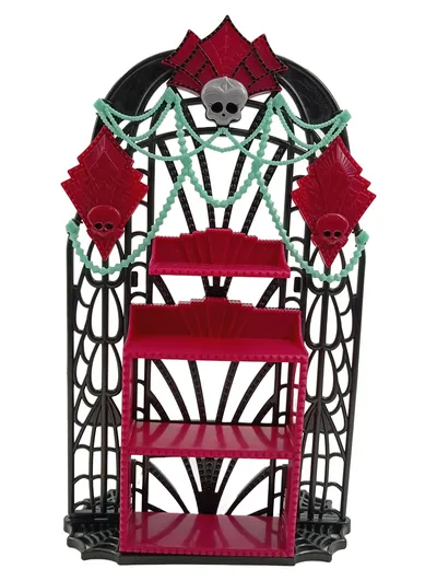 Monster High Spinnennetz Regal Puppenhaus Dekoration Zubehör Schwarz Rot