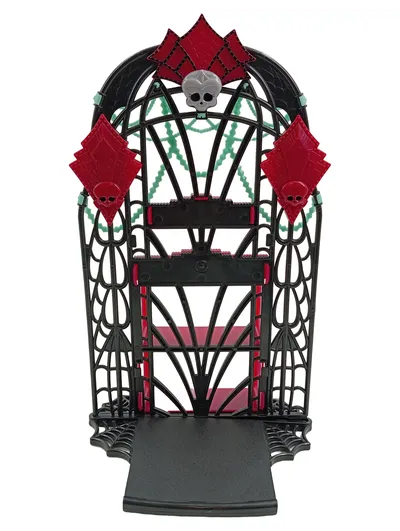 Monster High Spinnennetz Regal Puppenhaus Dekoration Zubehör Schwarz Rot
