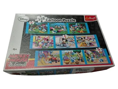 Trefl Puzzle Mickey Mouse & Friends 348 Teile Cartoon Disney Kinderpuzzle