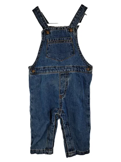 Zara Latzhose Jeans Baby Kinder Gr. 74 6-9 Monate Blau Denim