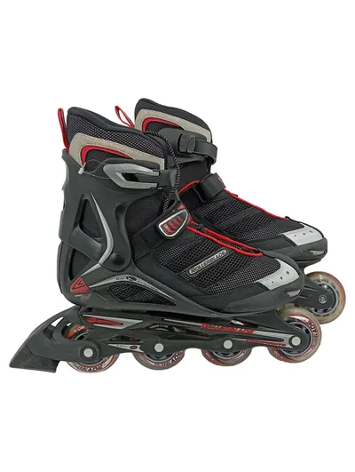 Rollerblade Inlineskates Herren Größe 42.5 Schwarz Rot ABEC 5 Composite