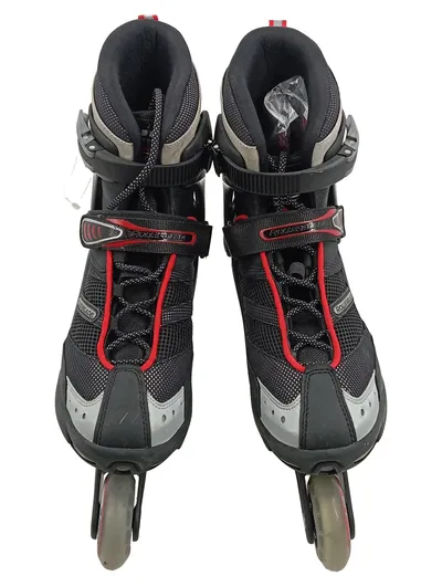 Rollerblade Inlineskates Herren Größe 42.5 Schwarz Rot ABEC 5 Composite