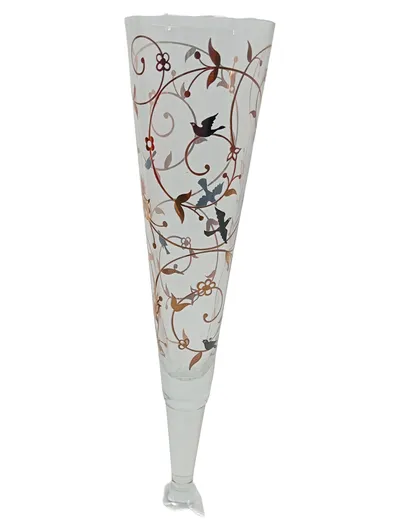 Ritzenhoff Sektglas Champagnerglas Vogel Blumen Nilesh Mistry 2003 OVP