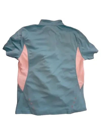 VAUDE Damen Poloshirt Blau Gr. 44 XXL Sport Outdoor Kurzarm
