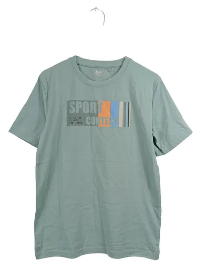 YIGGA Jungen T-Shirt Sport Contest Gr. 158/164 Grün Kurzarm