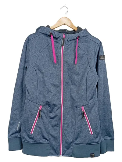 Icepeak Damen Softshelljacke Kapuzenjacke Gr. 44 Blau Pink Outdoor