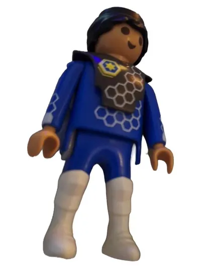 Playmobil Astronaut Spielfigur Blau Wabenmuster Geobra Kinder ab 4 Jahre