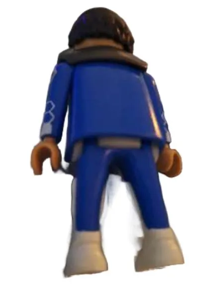 Playmobil Astronaut Spielfigur Blau Wabenmuster Geobra Kinder ab 4 Jahre 2