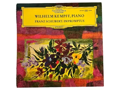 Franz Schubert Impromptus Wilhelm Kempff Piano Vinyl LP Deutsche Grammophon