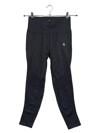 OCEANSAPART Damen Sport Leggings Schwarz Größe M Strukturmuster