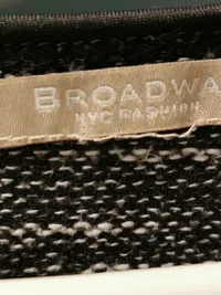 Broadway NYC Fashion Damen Pullover Gr. M Grau Meliert Langarm Reißverschluss 8