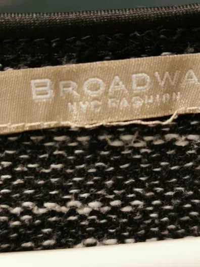 Broadway NYC Fashion Damen Pullover Gr. M Grau Meliert Langarm Reißverschluss 8