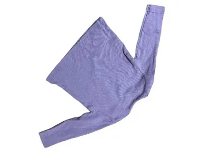 Impidimpi Langarmshirt Baby Gr. 62/68 Lila Baumwolle Basic