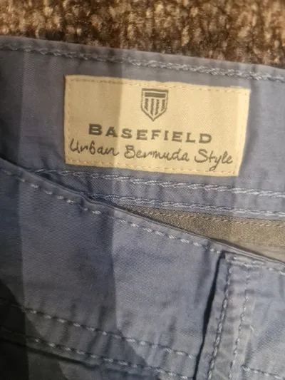 Basefield Herren Cargo Shorts Bermuda Blau Gr. XL 100% Baumwolle