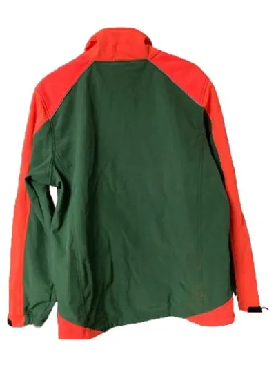 TOPTEX PRO Herren Outdoorjacke Softshell Grün Orange Gr. L 52/54