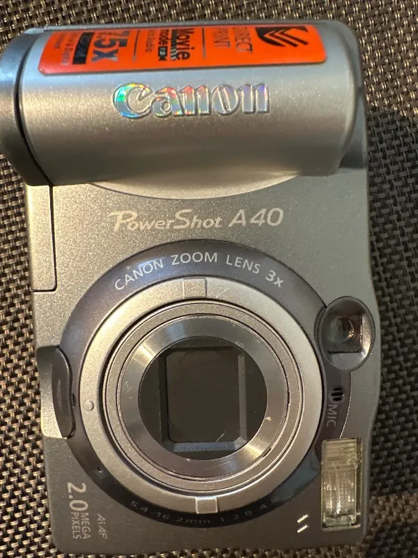 Canon PowerShot A40 Digitalkamera 2.0 Megapixel 3x Zoom 3